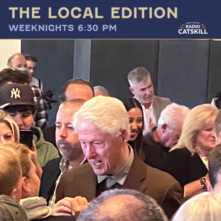 Listen: Why was Former President Bill Clinton in Sullivan County today?