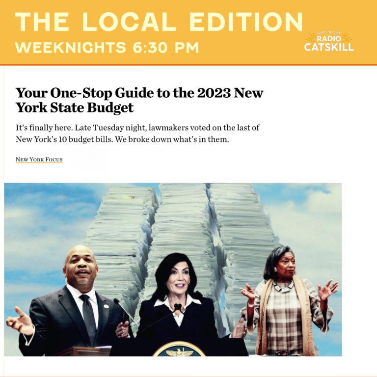 The 2023 New York State Budget has just been released, and New York Focus is back on The Local Edition to break it all down for you.