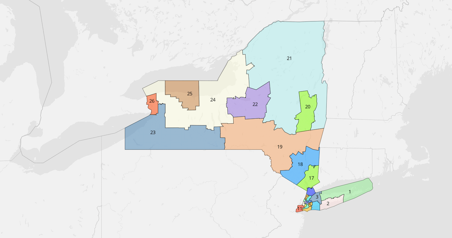 NY Legislature Rejects New Congressional Maps from Independent ...