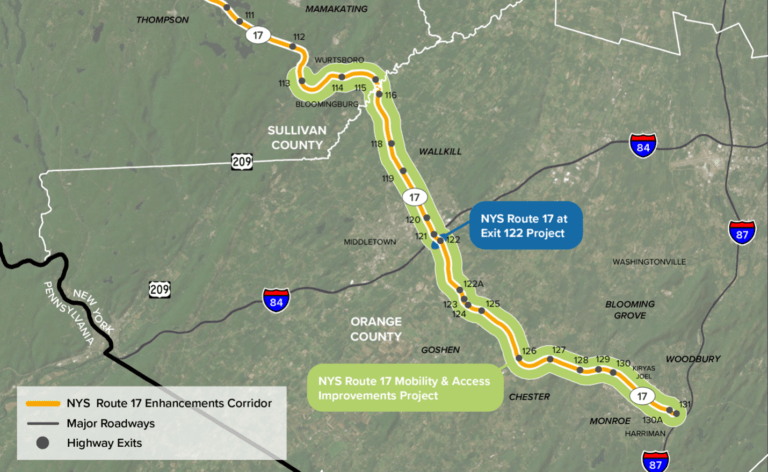 NYSDOT Seeking Public Comment On Route 17 Expansion Project