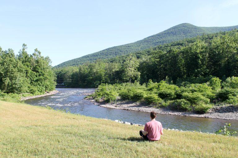 Stressed Out? Sit by a Catskills Stream and Meditate