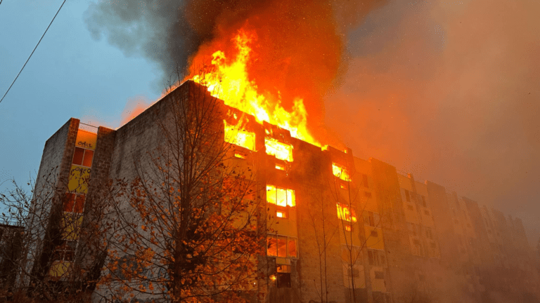 Fire Engulfs Historic Pines Hotel in Fallsburg