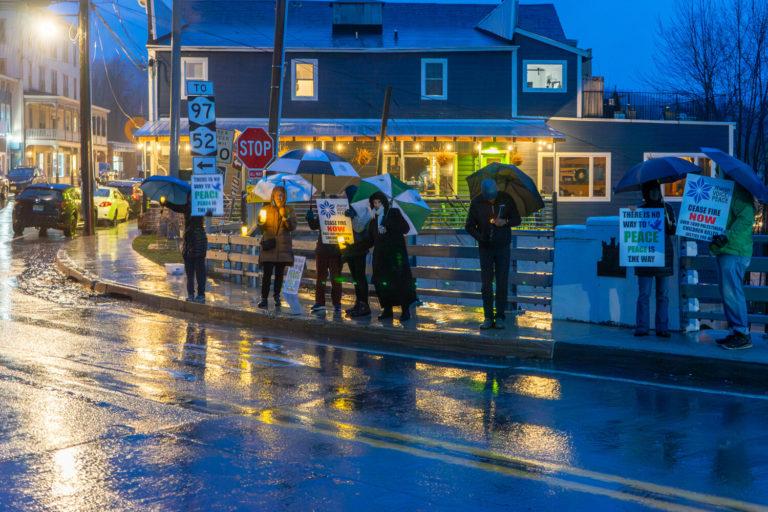 A View From the Bridge: Community Members Gather for Peace