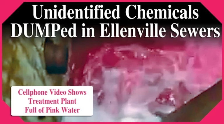 Mysterious Pink Chemical Dumped in Ellenville Sewer System