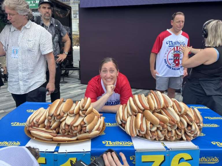 Jeffersonville, NY Local Competes in 4th of July Hot Dog Eating Contest