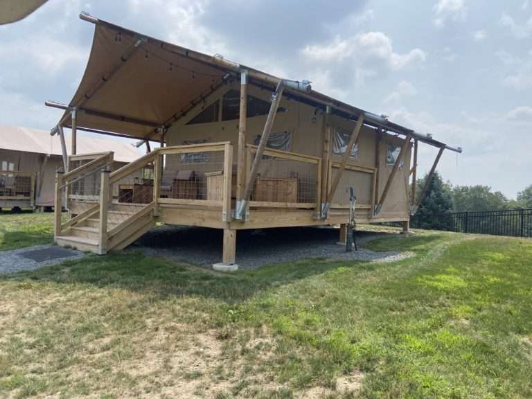 Camping in Style for Woodstock Anniversary