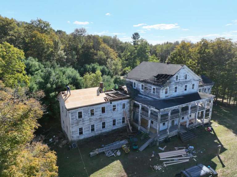 Historic White Lake Mansion House Under Restoration