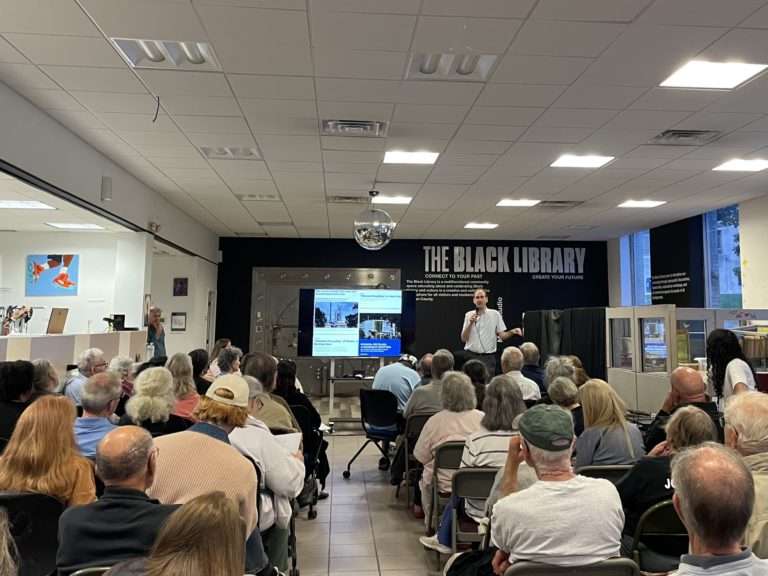 Mike Ewall Speaking at the Community Town Hall in Monticello NY