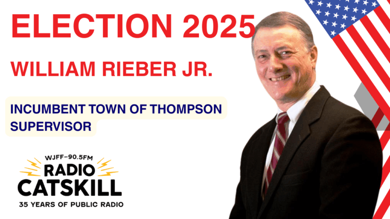 William Rieber Jr. Seeks Another Term as Thompson Supervisor