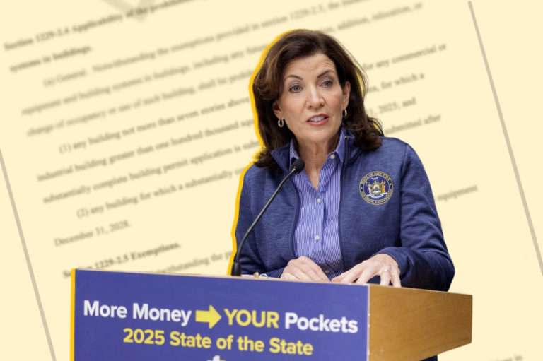 Hochul Faces Backlash for Delaying New York’s All-Electric Buildings Law