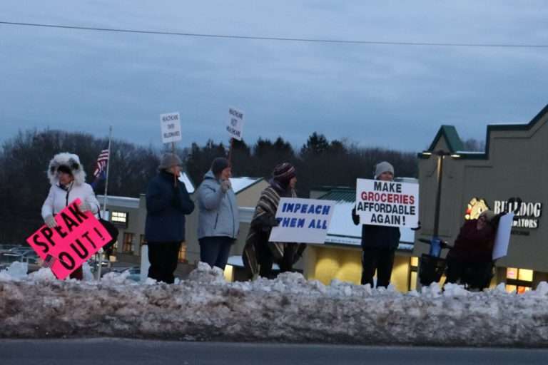 Trump Touts Economy in NEPA Visit as Protesters Question His Affordability Claims